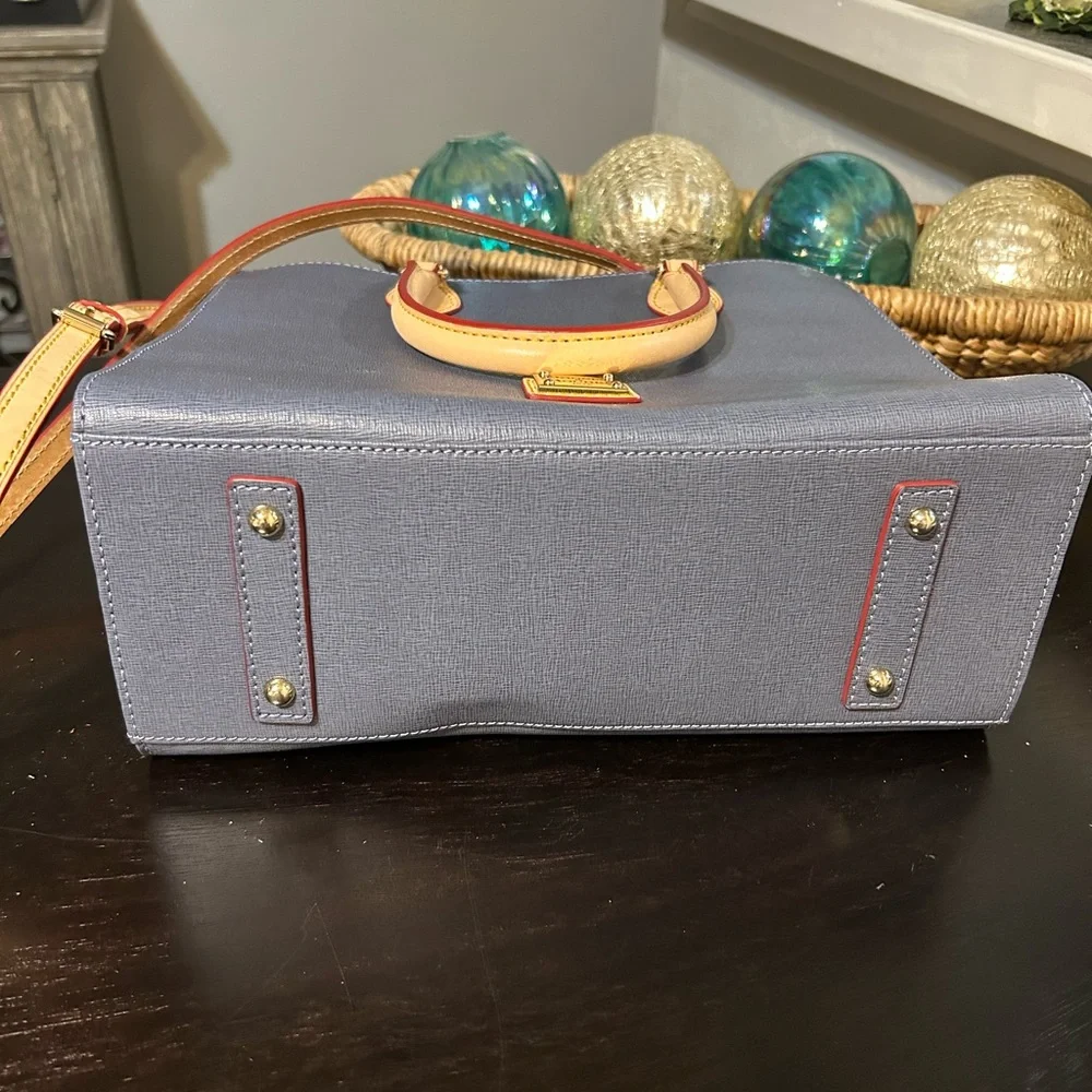 Dooney and Bourke Janine  Bag Blue / Gray color Leather